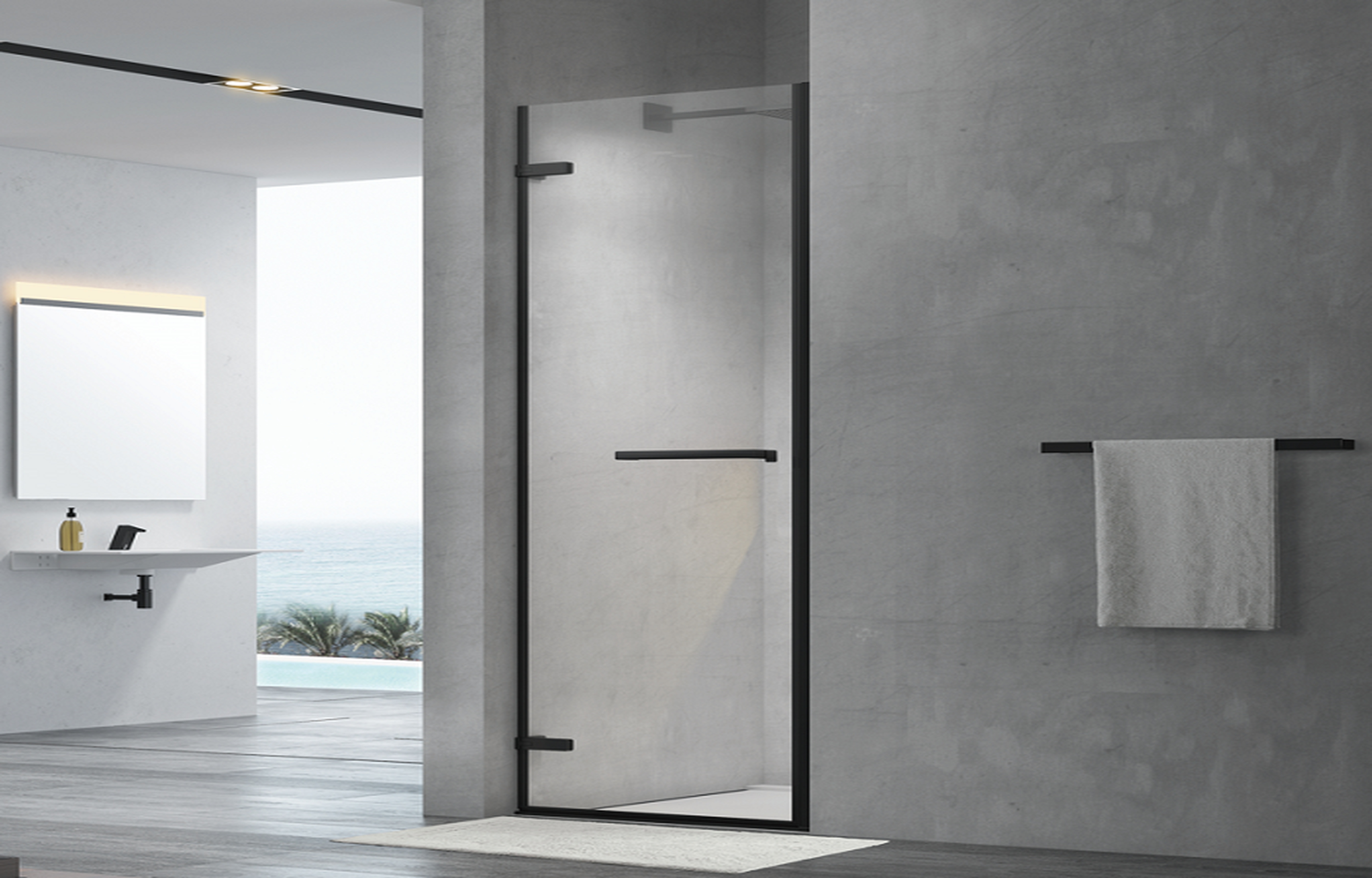 Phòng Tắm Kính Cửa Mở AXF1-E