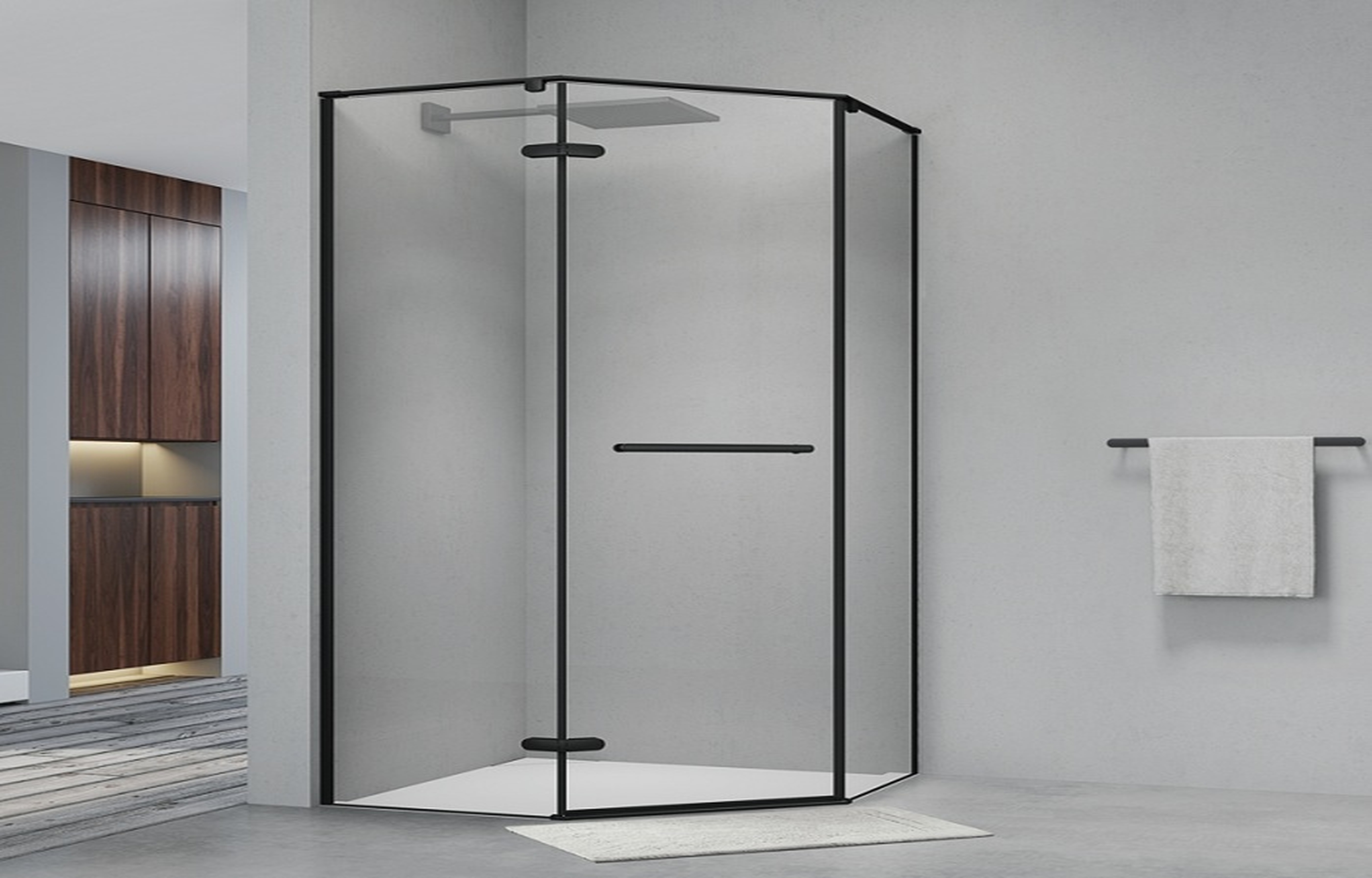 Phòng Tắm Kính 135 độ CP5