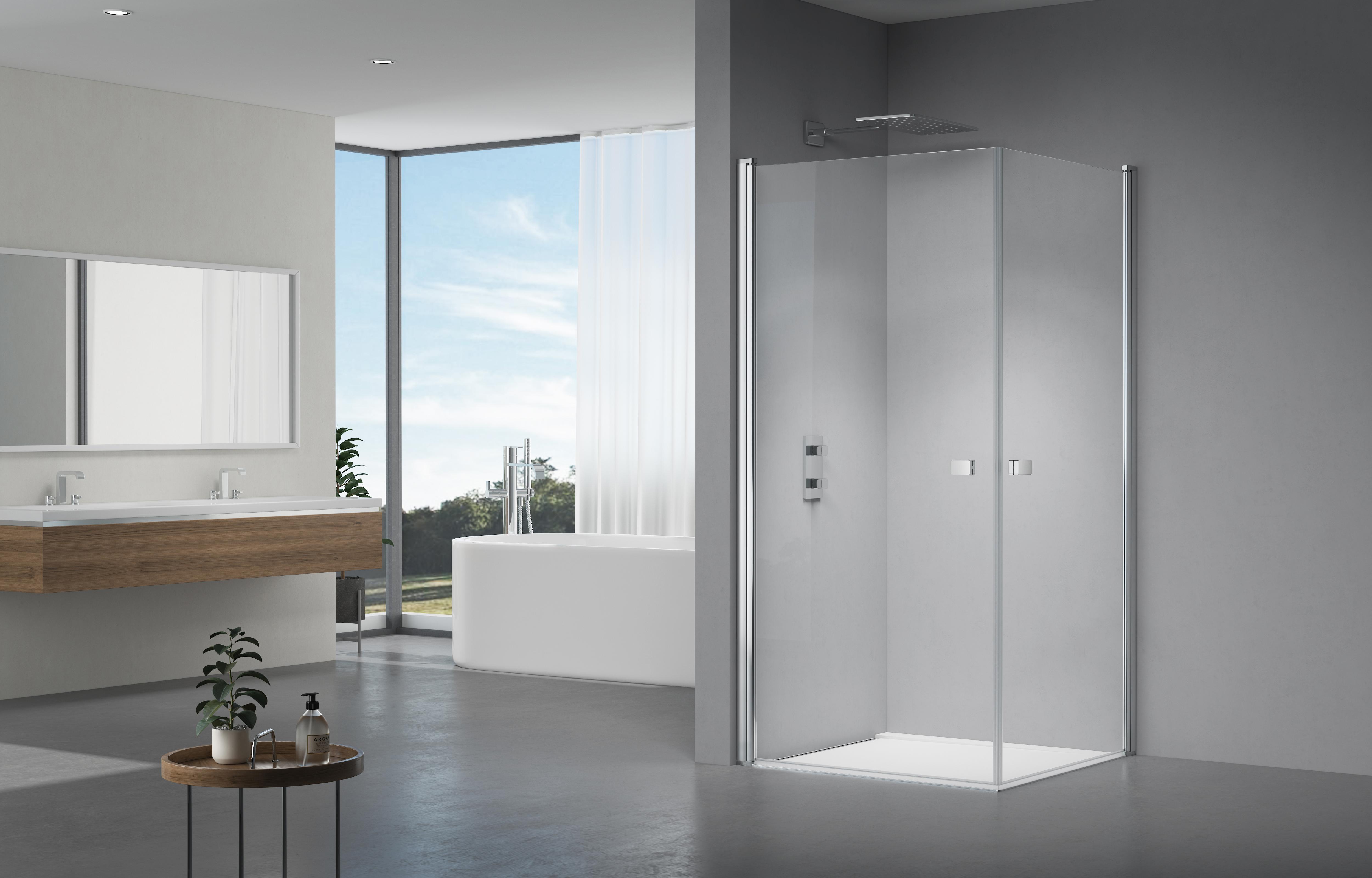 Phòng Tắm Kính Gập Gọn 180 Độ QLC92