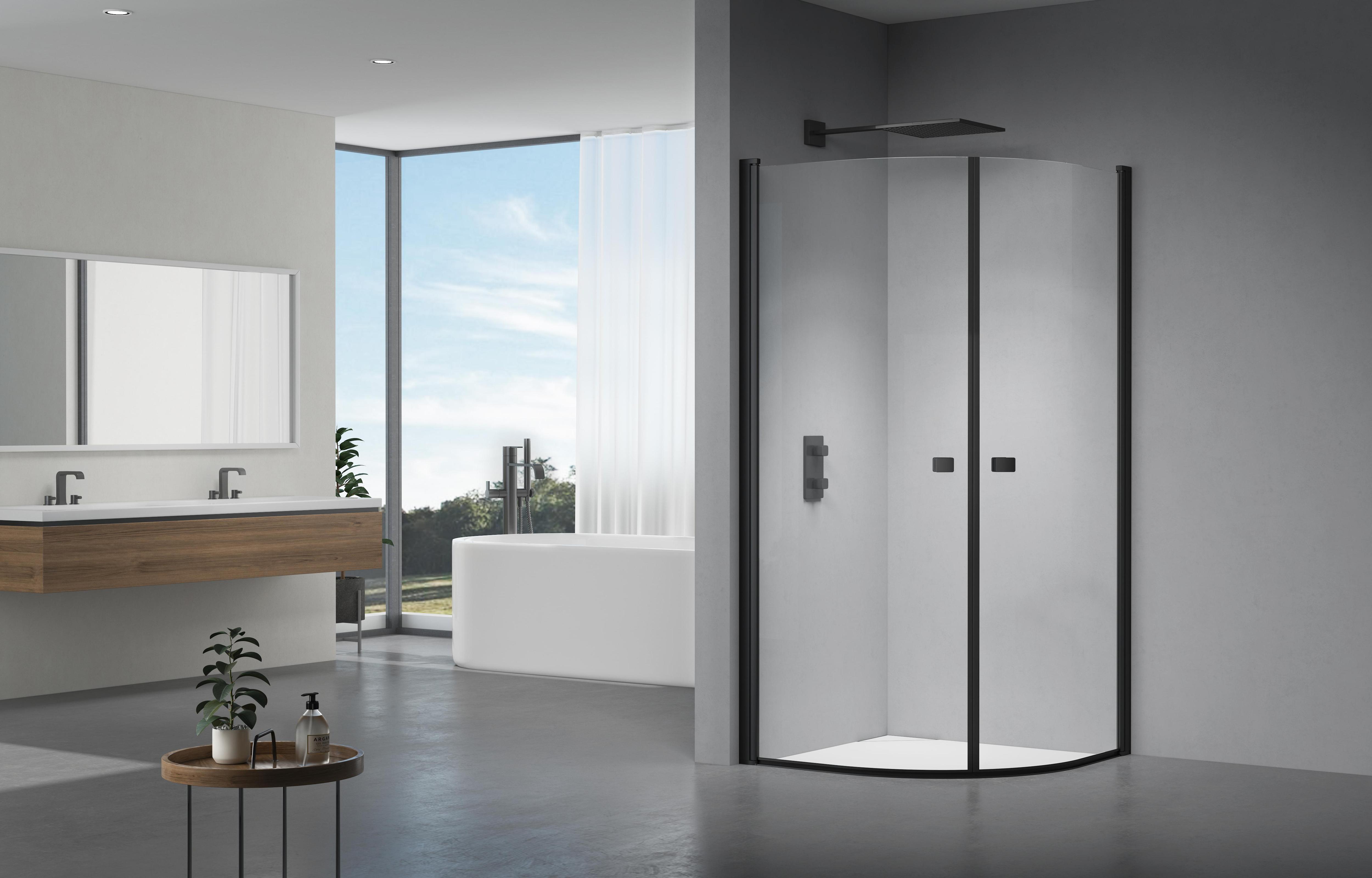 Phòng Tắm Kính Cửa Mở 135 Độ QLF92