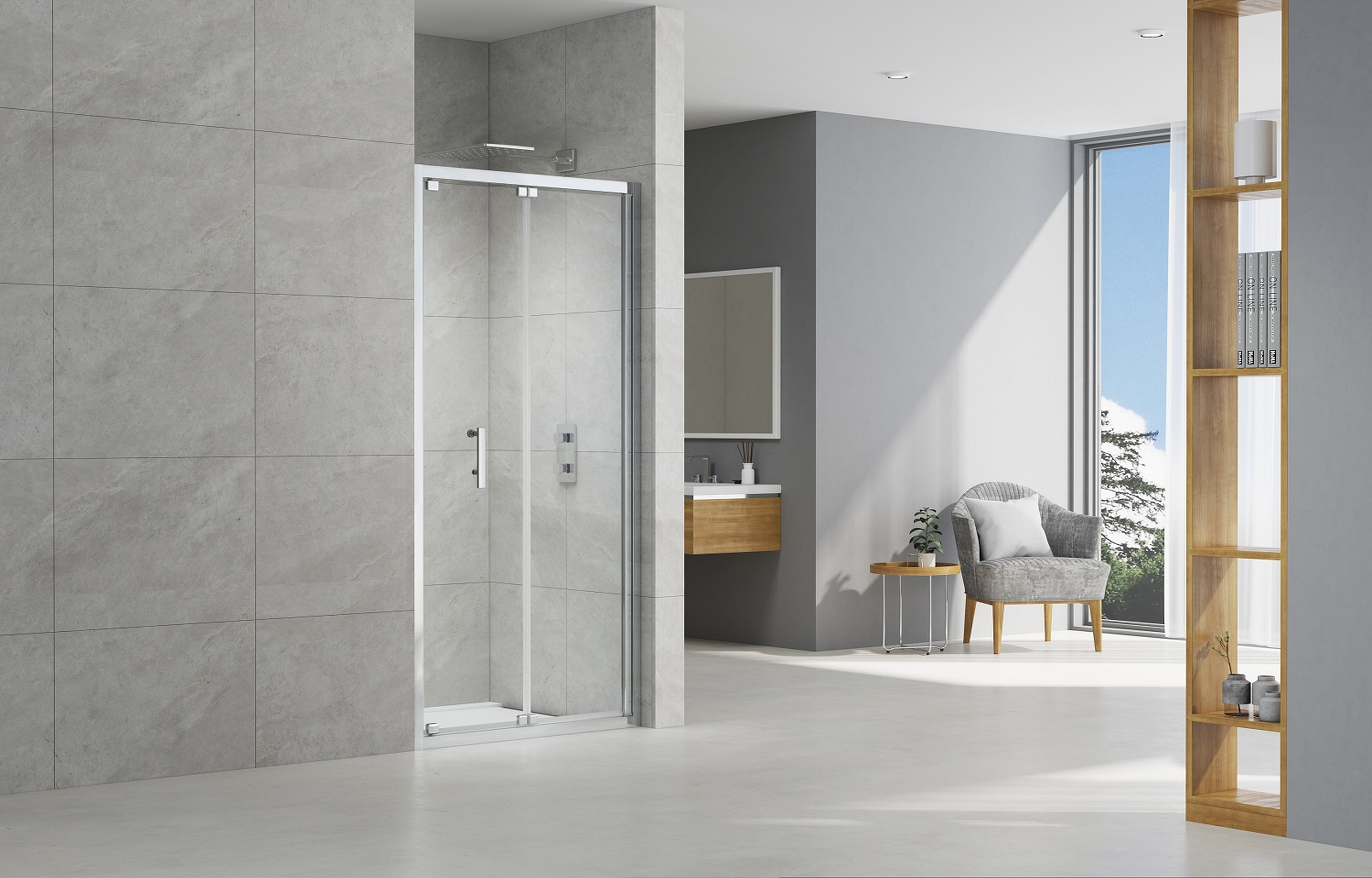 Phòng Tắm Kính Cửa Lùa ZYV90